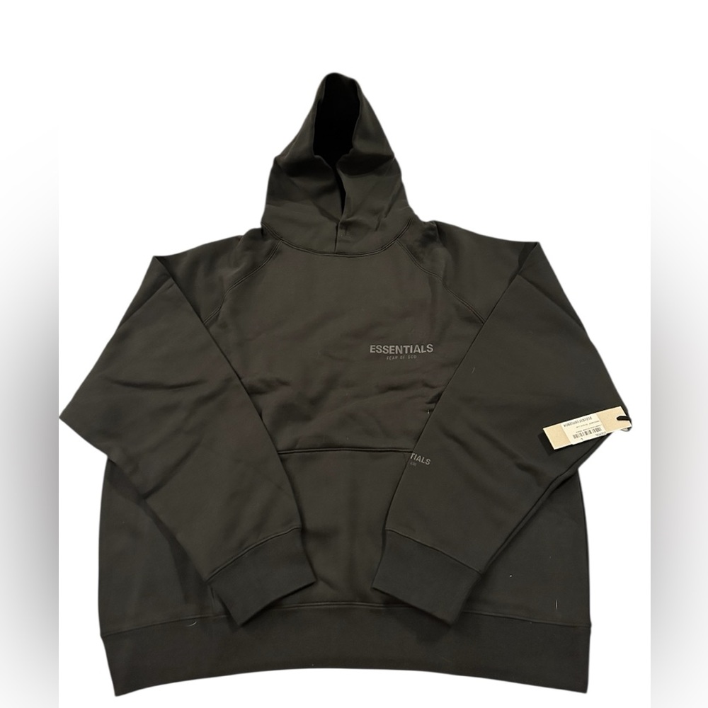 Essentials Fear of God Black hoodie size medium NWT